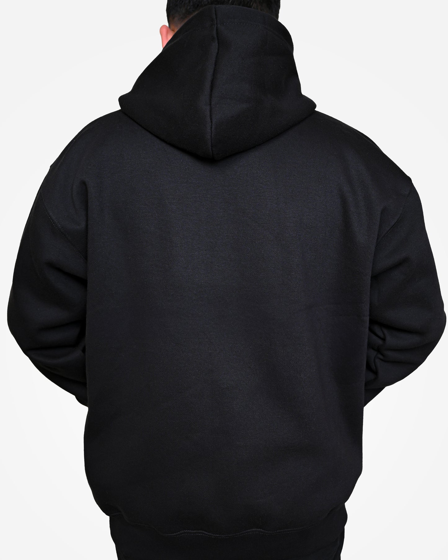 New York Embroidered Black Pullover Hoodie